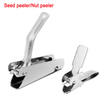 Stainless Steel Sheller Nuts Crackers Opener Pistachio Walnut Plier Clamp Peel Watermelon Melon Seeds Kitchen Tools Accessories