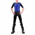 Latex Tights Pants With Shirt Latex Chaps Trousers 0.4MM Thickness