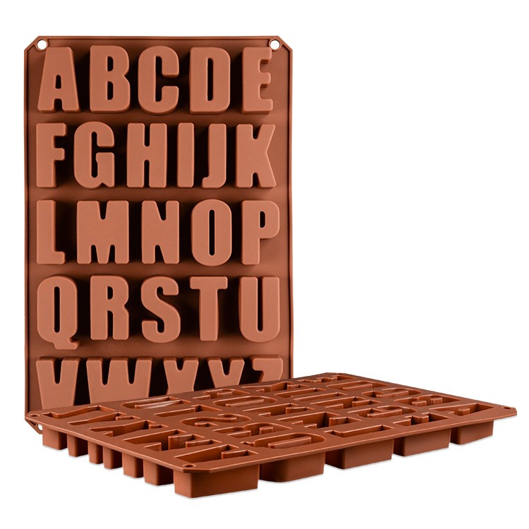 Alphabet Concrete Molds Plaster Number Silicon Mold Concrete Capital Letter Mold English Letters Molds
