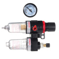 G1/4" In line Air Compressor Filter Regulator Gauge Trap Oil-Water Filter Air Separator Pressure Regulator Airbrush Compressor