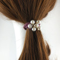 10PCS Cute Multilayer Pearl Hairband Princess Headwear Elastic Hair Bands Girls Mini Headdress Tie Gum Ropes Hair Accessories