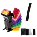 12 PCS Flash Color Card Diffuser Soft Box Lighting Gel Pop Up Filter for Camera
