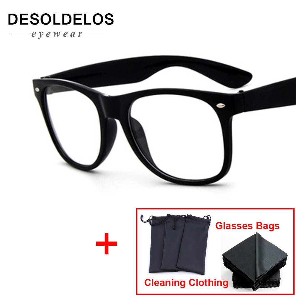 2019 Retro fashion glasses frame men women retro vintage decorative frames with clear lenses round glass frame oculos de grau