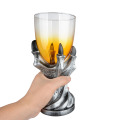 Halloween Gothic Resin Stainless Steel Dragon Skull Retro Claw Wine Glass Cocktail Glasses Whiskey Cup Party Bar Drinkware