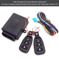 1Set Universal Black Car Auto Remote Central Kit For Door Locking Vehicle Keyless Entry System With 2 Remote Control 12V