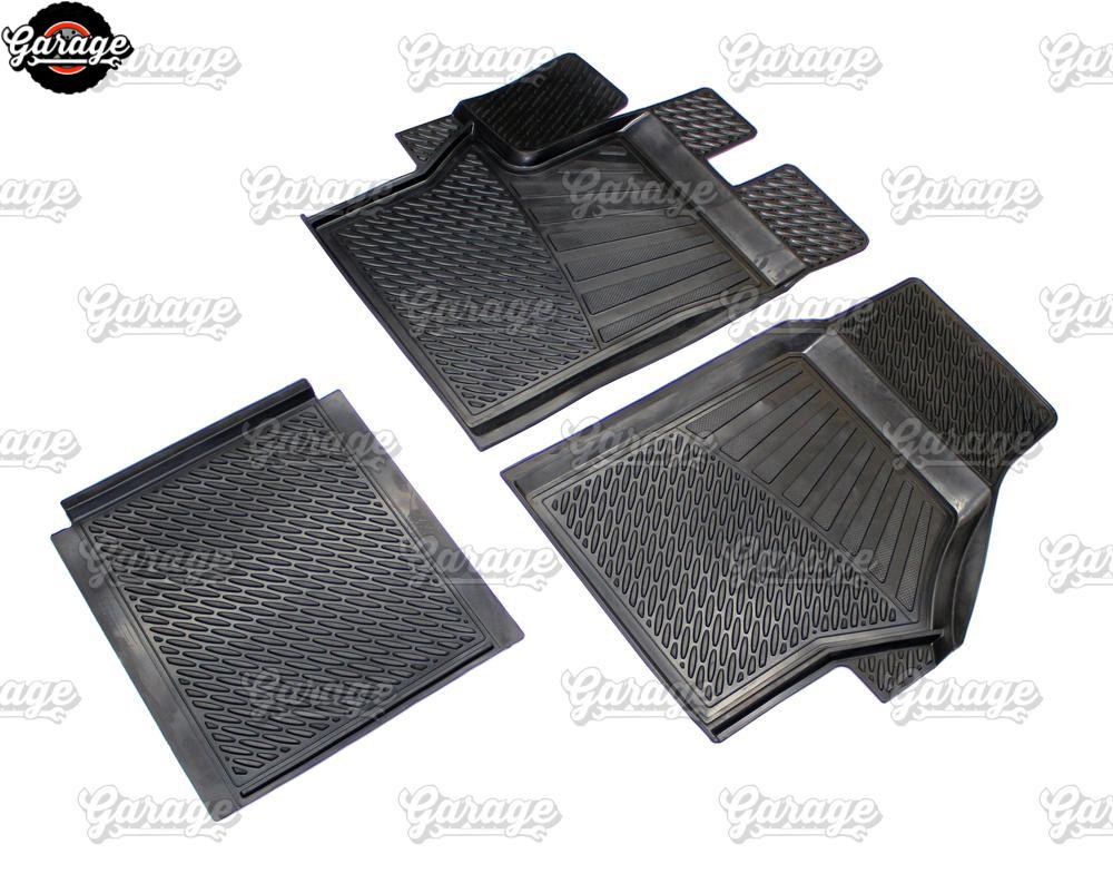 Car floor mats case for Peugeot Boxer 2006-2018 rubber 1 set / 3 pcs accessories protect of carpet car styling decoration