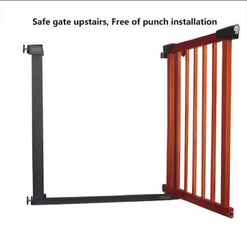Solid wood child gate fence baby gate barrier stair safety gate pet 75-84 cm 3 colors fast shipping Wooden fence