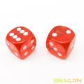 14.5MM Printing Precision Dice Translucent Red 0.57inch