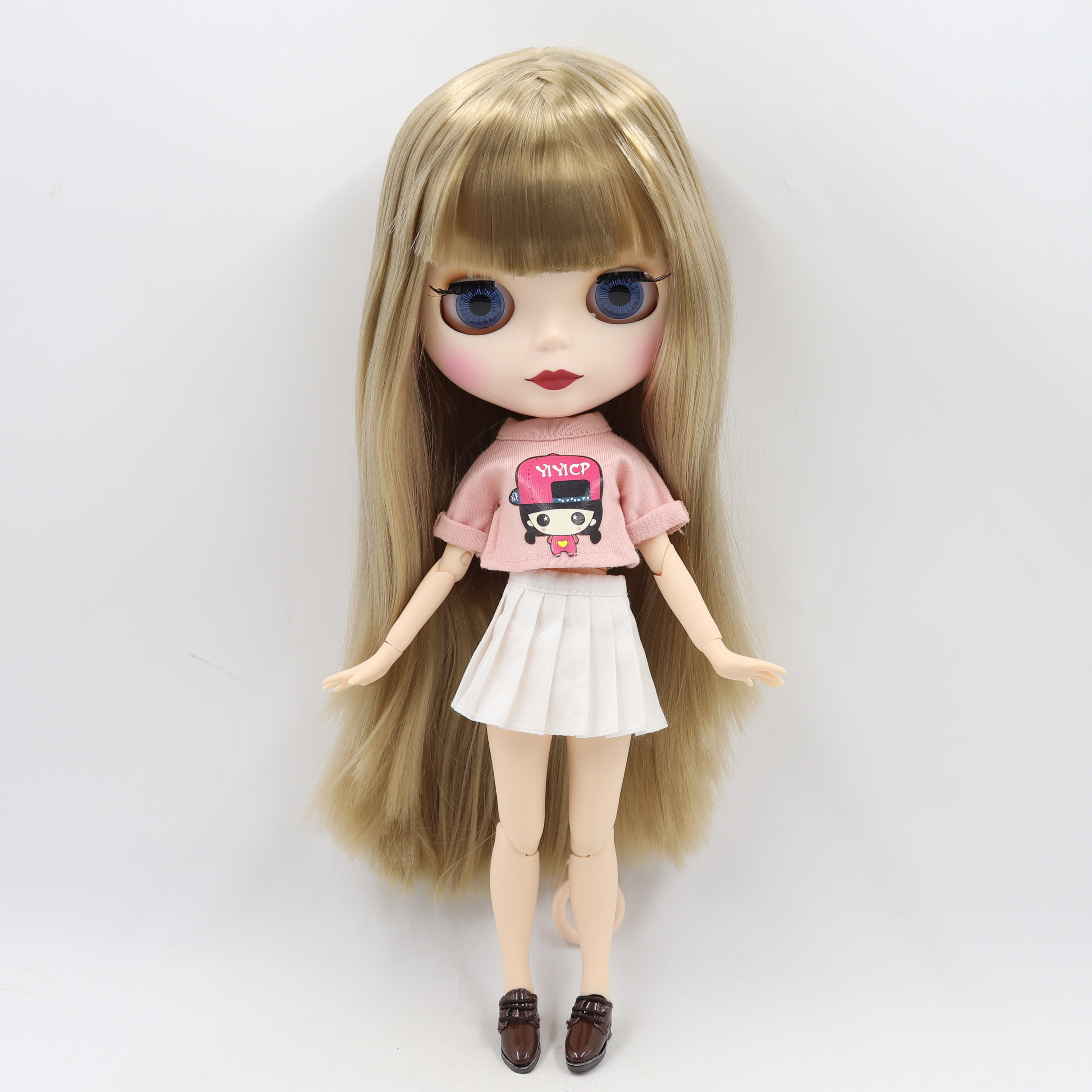 ICY DBS Blyth Doll 1/6 toy 30cm bjd joint body matte face white skin girls doll random eyes colors