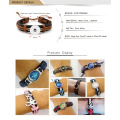 Field Ice Hockey Football Soccer Softball Volleyball Lacrosse Basketball Charm Leather Bracelets Women Men Unisex Jewelry Gift