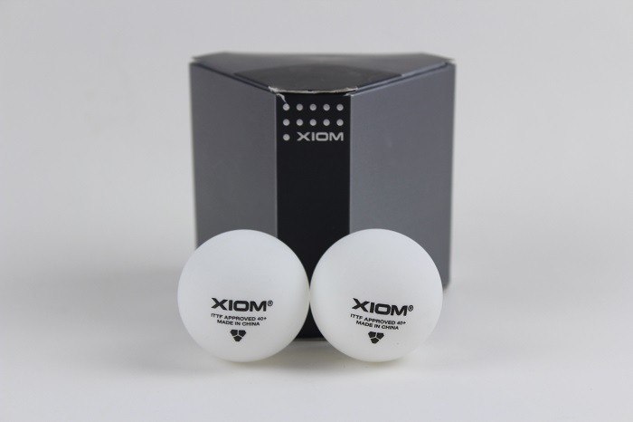 Xiom New Material Plastic 40+mm ITTF Approved 3-Star Table Tennis Balls White Ping Pong Balls