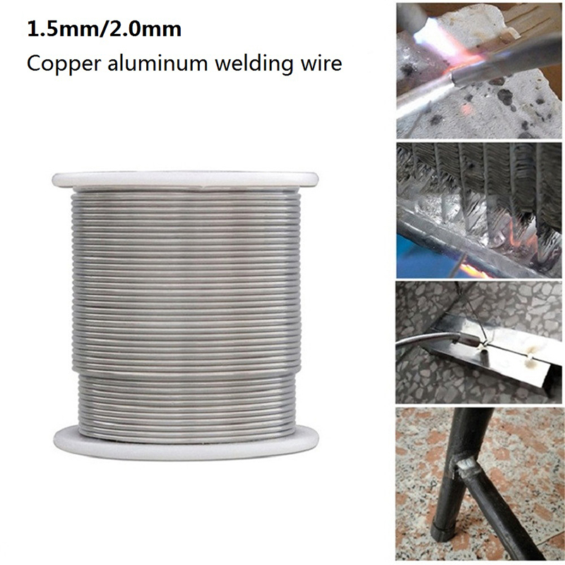 1.5/2mm Solder Wire Flux-cored Wire Welding Wire With Flux-cored Solder Wire Aluminum Welding Brazing Wires For Electrical DIY