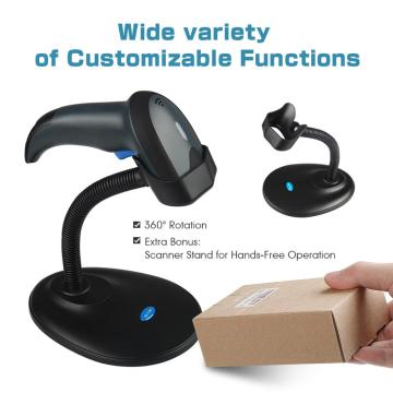 NETUM W6-X Bluetooth CCD Barcode Scanner & NT-1228BC Barcode Reader for Mobile Payment Computer Screen Support Mac IOS, Android