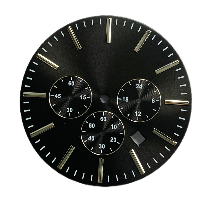Applied baton index for watch dial 