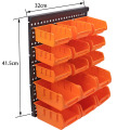 ABS Wall-Mounted Storage box Tool Parts Garage Unit Shelving Hardware screw Tool organize Box Components tool box