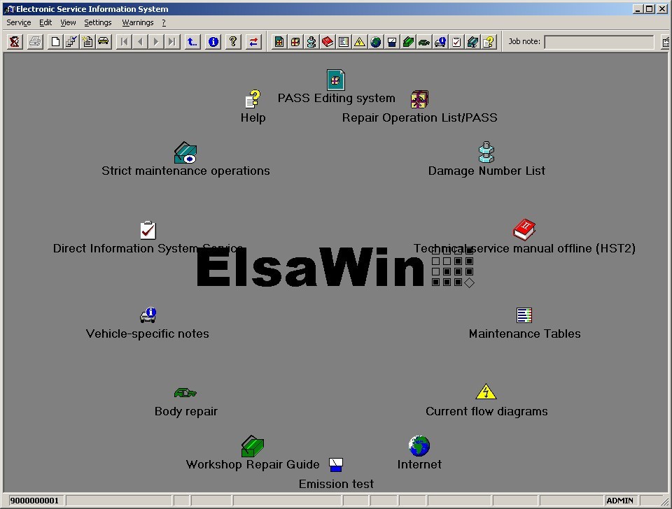 2019 Top Selling ElsaWin 6.0V Work for v-w For Audi Auto Repair Software Data ELSAWIN V6.0 Latest Version Free Shipping