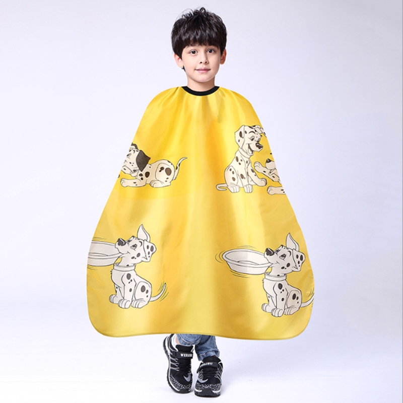 1pcs Kids Salon Hairdressing Cape Hairdresser Hair Cutting Gown Barber Cape Hairdresser Cape Gown Cloth Waterproof Hair Cloth