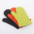 1 Pair Microwave Oven Gloves Insulation Silicone Oven Mitts Non-Slip Kitchen BBQ Cooking Gloves Bakeware Cake Tool