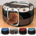 Portable Outdoor Kennels Fences Pet Tent Houses For Small Large Dogs Foldable Playpen Indoor Puppy Cage Dog Crate Delivery Room