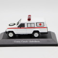 Diecast 1/43 GURGEL CARAJAS-AMBULANCIA Ambulance Car Alloy Model Toy Boy Gift Adult Collection Display Mini Toys
