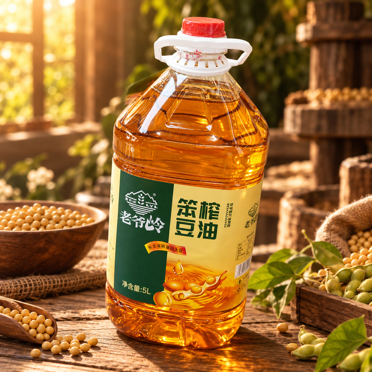 Cold-pressed soybean oil4