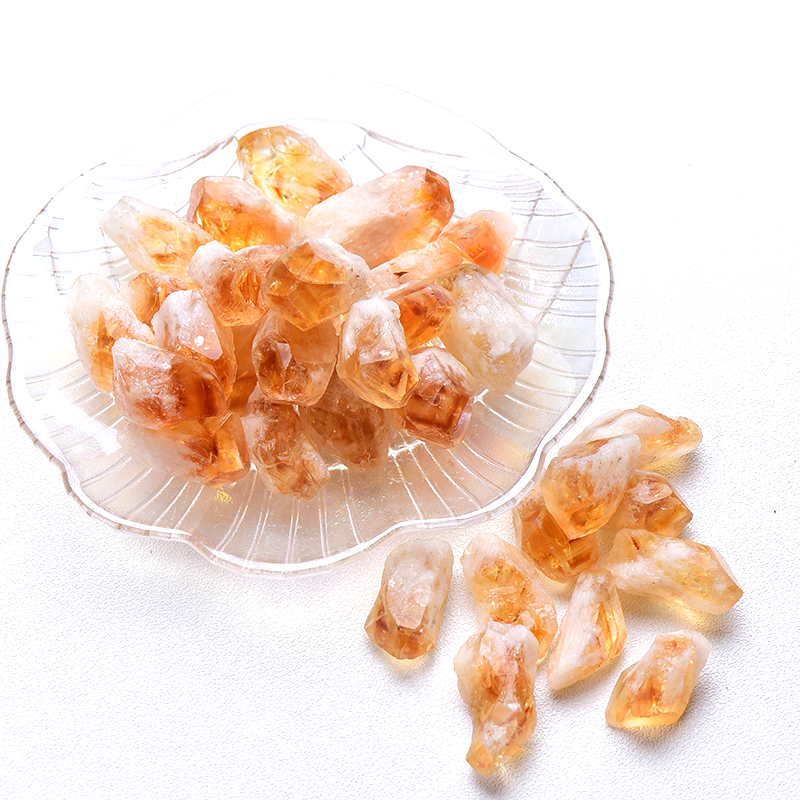 20/50g Natural Brazil Citrine Ore crystal Repair Rock Mineral Specimen Collection Home decoration and DIY gifts fish tank stone