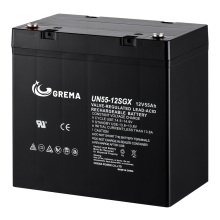 Extended Design Life UPS VRLA AGM Battery 12V55AH