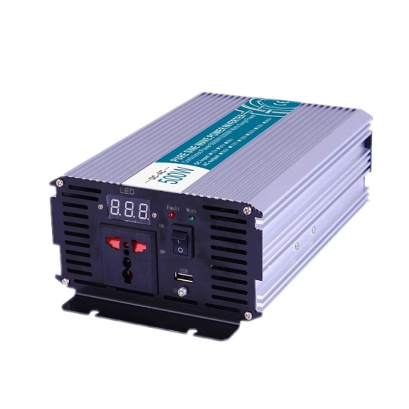 Electrical Equipment USB 300/500W Pure Sine Wave Power Inverter DC12V/24V - AC110V/220V Inverters Converters Car Solar Inverters