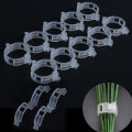 Plastic Plant Support Clips 50/100Pcs Vine Tomato Stem Vegetable Fixing Clip Garden Greenhouse Accessories 30mm Plant Clips