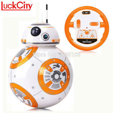 Fast delivery Version BB-8 Ball 20.5 cm RC BB 8 Droid Robot 2.4G Remote Control BB8 Intelligent Robot Action Figure Model RC Toy