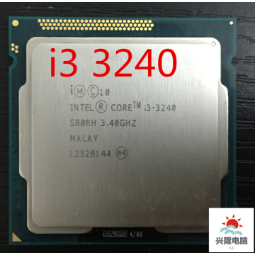 lntel I3-3240 i3 3240 CPU 3.4 GHz 3M LGA1155 55W desktop Dual Core SR0RH CPU Free Shipping