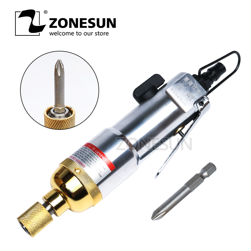 ZONESUN Air Tools Pneumatic Air Screwdriver shape of a gun air tool pneumatic tools power tool new type for6-8mm scre