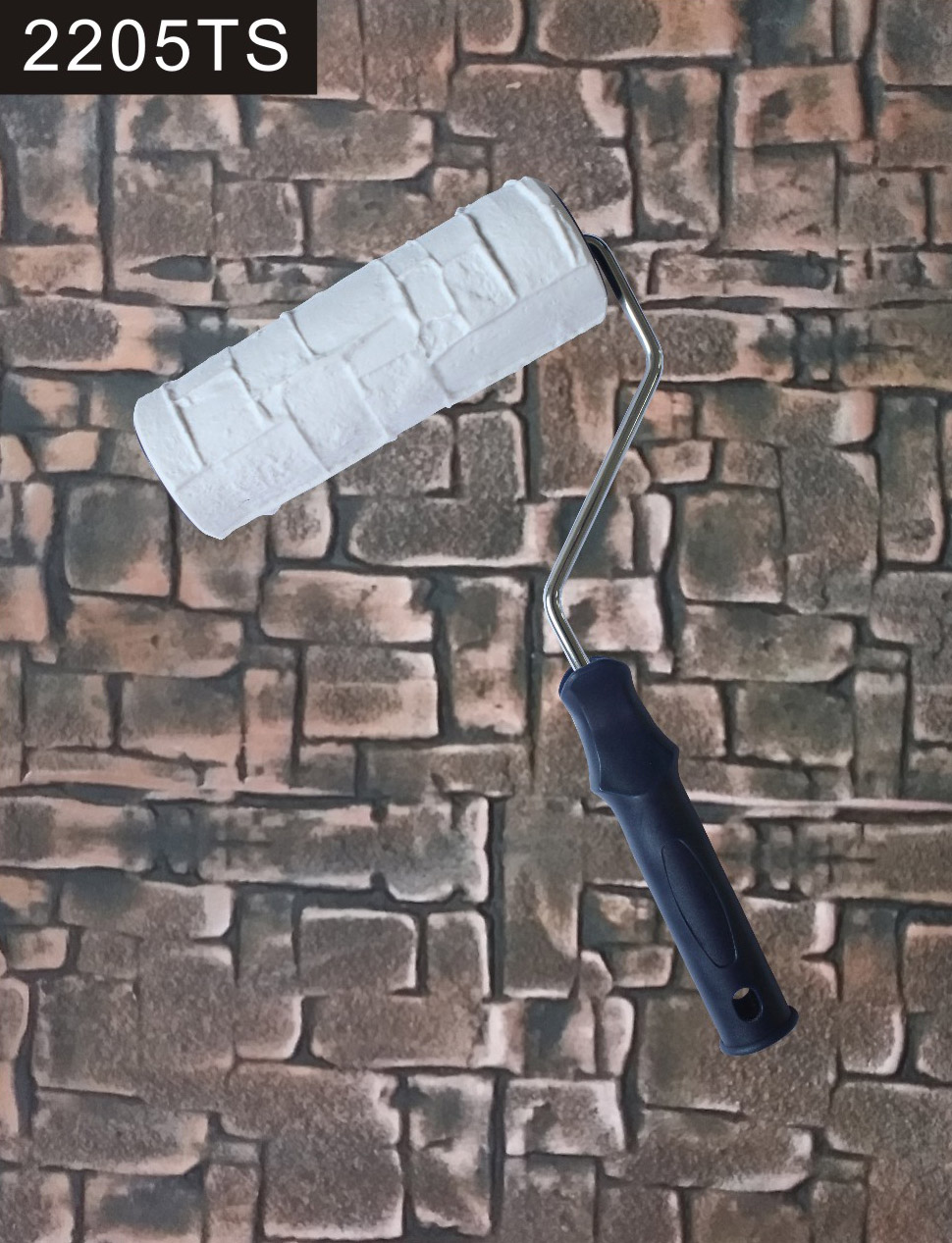 Embossed Paint Roller Sleeve Wall Texture Stencil Brush Pattern Decor