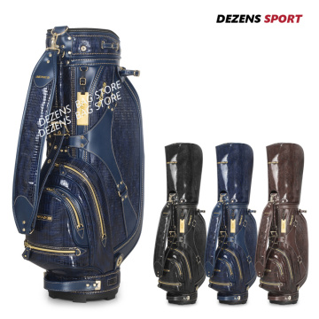 DEZENS New Golf bag PU Golf clubs bag 9 inch Golf Standard Bag Golf Cart bag Clothing Bag Free shipping