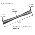 Pro Bomesh Taper K Carbon Tube 23cm Grip Rod Building Component Handle Rod Repair DIY blank Accessory