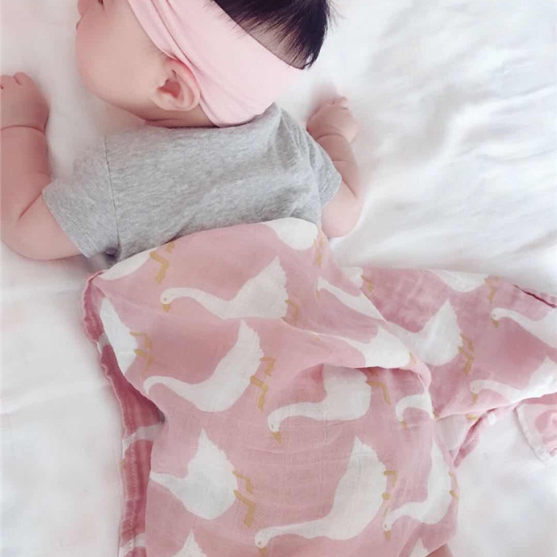 Hot New Baby Blankets Newborn Soft Organic Cotton Bamboo Baby Bibs Muslin Swaddle Wrap Feeding Burpy Towel Scarf Big Diaper