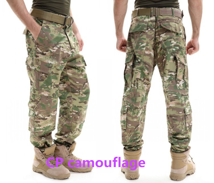 Wholesale High Quality A-TACS FG ACU CP Black Color Ripstop Pants Military Uniform Tactical Desert Camo Hunting Pants BDU Style