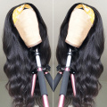 Body Wave Headband Human Hair Wigs For Black Women Brazlian Remy Full Machine Natural Color Headband Wig Human Hair