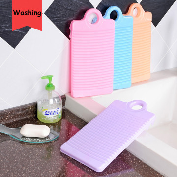 Mini Thickened Scrubboards Quality Plastic Kid Clothes Shirts Cleaning Laundry Non-Slip Hanging Washing Board Random Wholesale