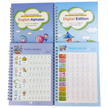 2Books/3D Copybook For Calligraphy Numbers 0-10 Handwriting Practice Books Learning Math Writing Book For Kids Toys Reusable Ch