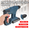 21V Multifunction Electric Hammer Drill Cordless Impact Punch Rotary Hammer LED Lights Power Tools Rechargeable Lithium Battery