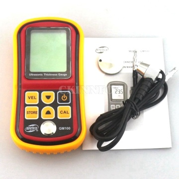 DHL 5PCS Ultrasonic Thickness Gauge Tester Metal Width Measuring Instrument 1.2~220mm (Steel) Sound Meter Diagnostic-tool GM100