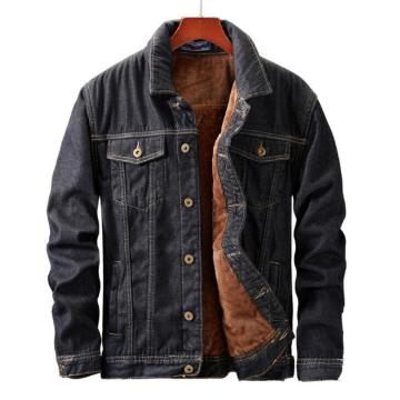 2020 Winter Men Denim Jacket And Coat Warm Fleece Denim Jackets Fashion Mens Jean Jackets Outwear Male Cowboy