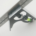 300mm(12") Professional Combination Square Angle Ruler Adjustable Steel protractor Right Angle Ruler carpenter Measuring tools