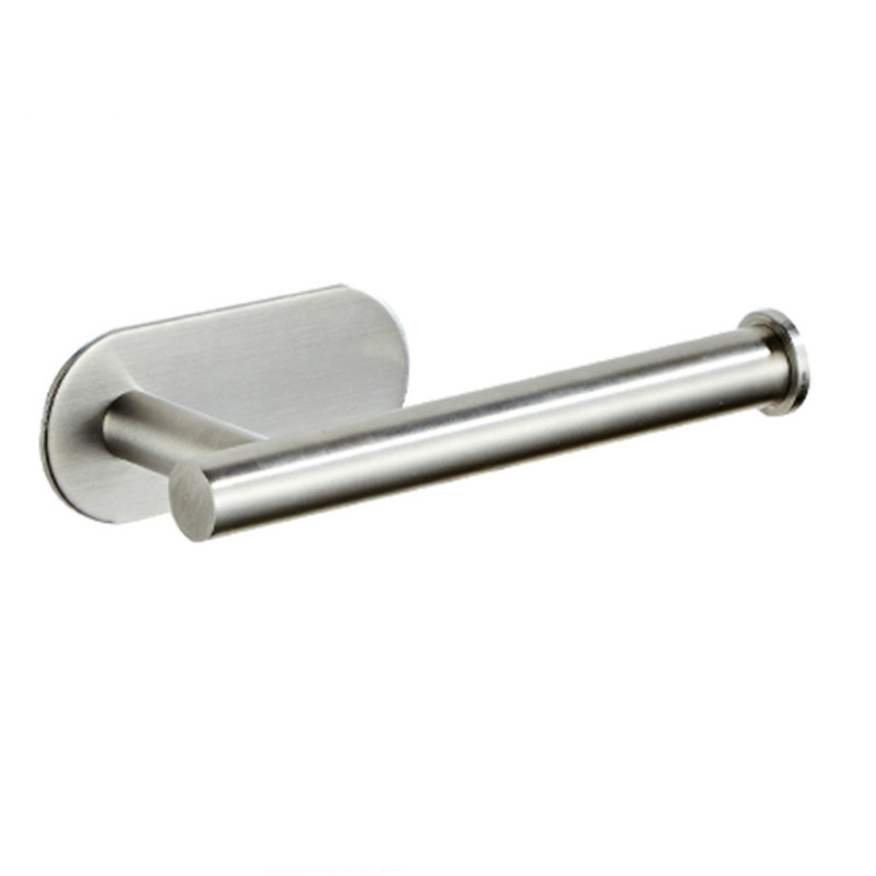 Wall Mount Toilet Paper Holder Stainless Steel Bathroom Kitchen Roll Paper Rack Tissue Towel Accessories Rack Holders