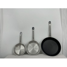 Versatile metal frying pan