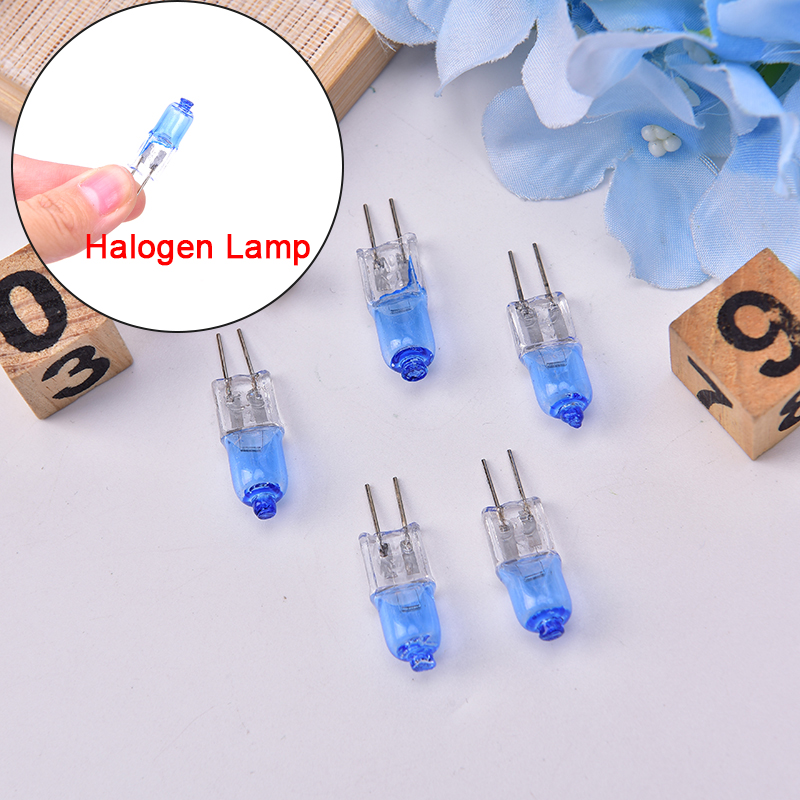 10 PCS Halogen G4 AC12V Lamp JC Type G4 Halogen Light Bulbs G4 Base Clear Halogen inserted beads crystal lamp High Quality