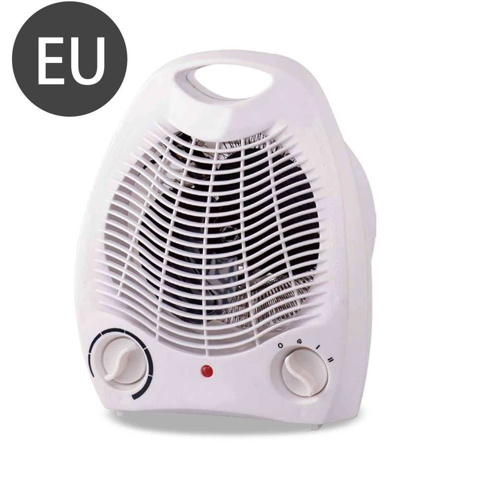 Upright Home Oscillating Electric Heater Fans 2kw Adjustable Thermostat 220V Electric Winter Warmer Desktop Heater EU Plug