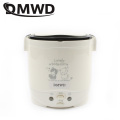 DMWD MINI rice cooker 1L portable electric Lunch Box heating steamer cabinet Food Container travel offce home 110V 220V EU US