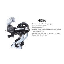 Pulley Distance 75mm Long Cage Index Rear Derailleur